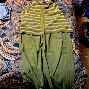 Lane Bryant Cairo pants and short sleeve cardigan